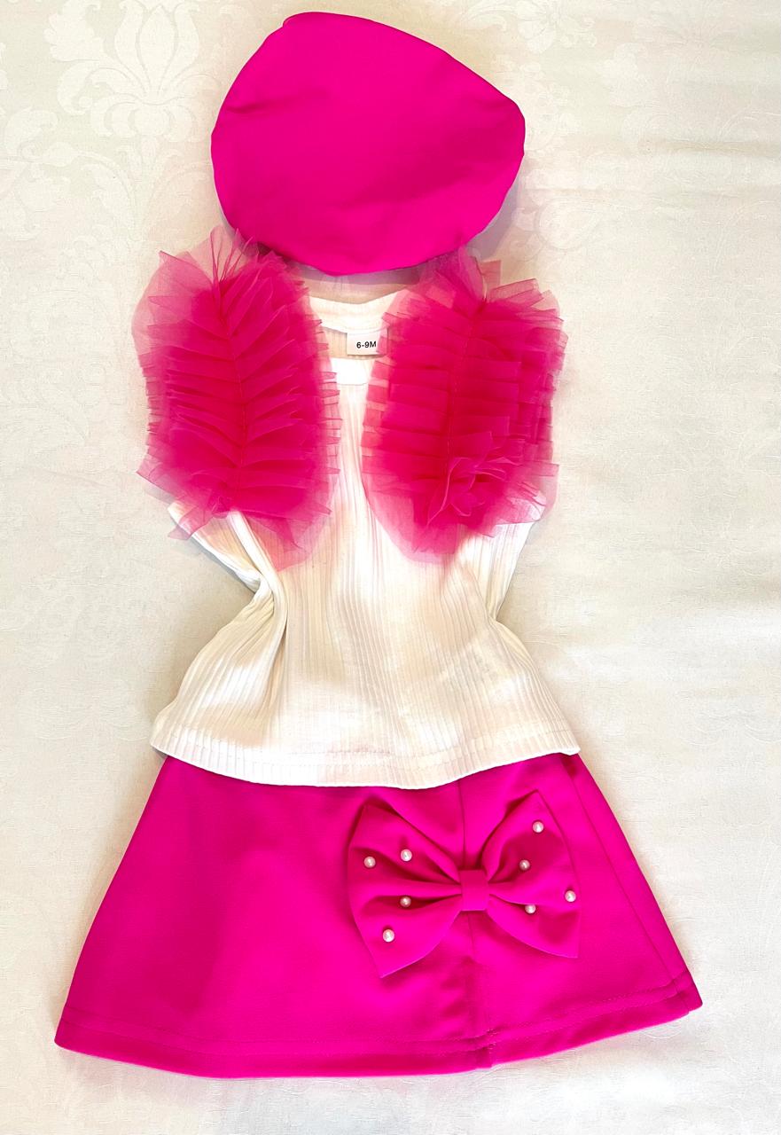 Baby pink ruffle (3 piece)